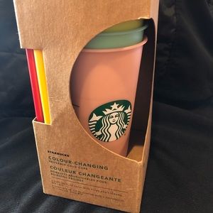 Starbucks color changing cold cups